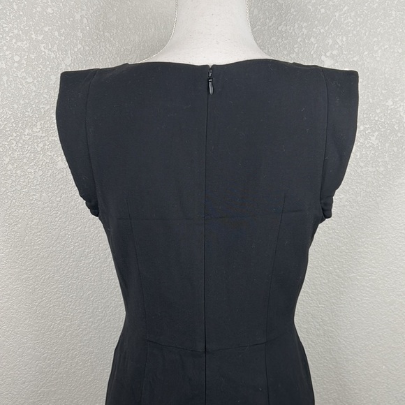 Kenneth Cole Black Business Career Sheath Midi Dress Size 2 - Picture 6 of 9